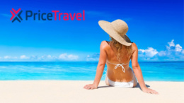Mujer playa PriceTravel.com PriceTravel