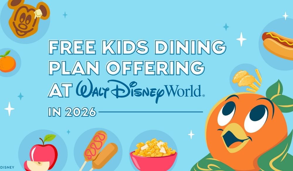 Vacaciones mágicas en 2026: Walt Disney World Resort incluye Plan de Comidas gratis para niños