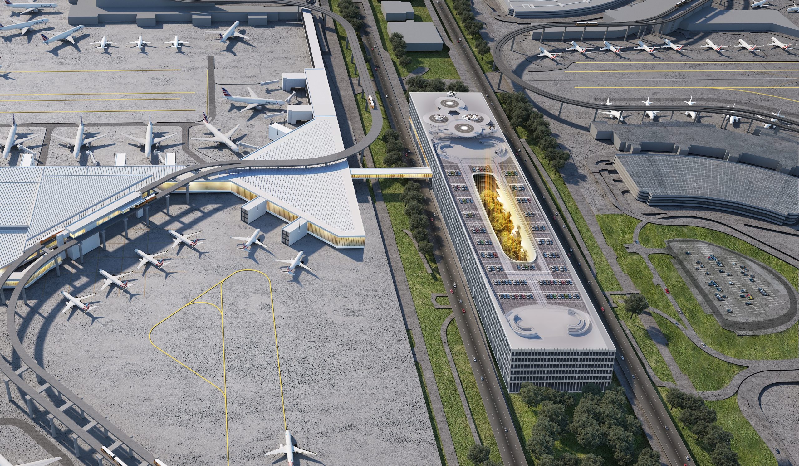 El Aeropuerto Dallas Fort Worth y American Airlines anuncian la aceleración y expansión de los planes para la Terminal F El Aeropuerto Dallas Fort Worth y American Airlines anuncian la aceleración y expansión de los planes para la Terminal F