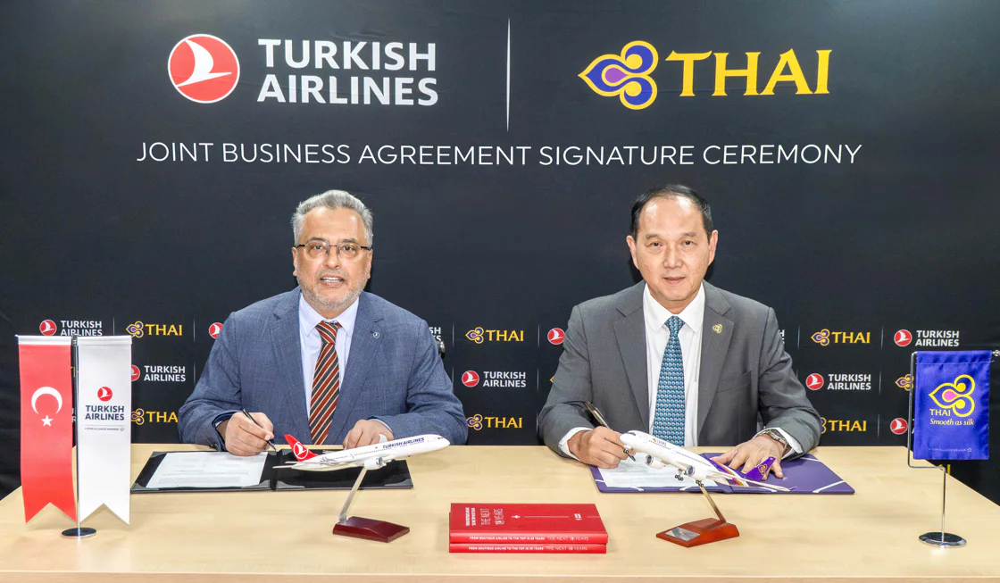 Turkish Airlines y THAI firman un acuerdo comercial de colaboración Turkish Airlines y THAI firman un acuerdo comercial de colaboración