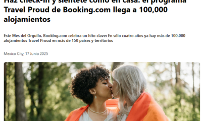 100 mil alojamientos más seguros para la comunidad LGBTQ+ en Booking.com