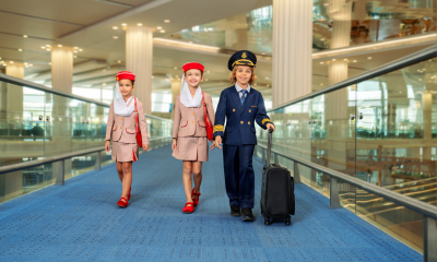 Emirates lanza a nivel mundial su nueva línea de juguetes y mochilas para niños a bordo