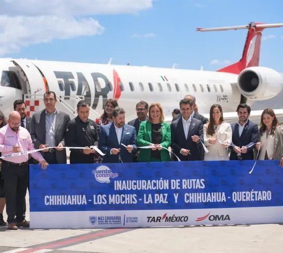 Chihuahua se conecta con Querétaro y Los Mochis-La Paz gracias a TAR Aerolíneas