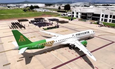 Marca el futuro de la aviaciónMexicana da un paso histórico con la llegada del Embraer E195-E2