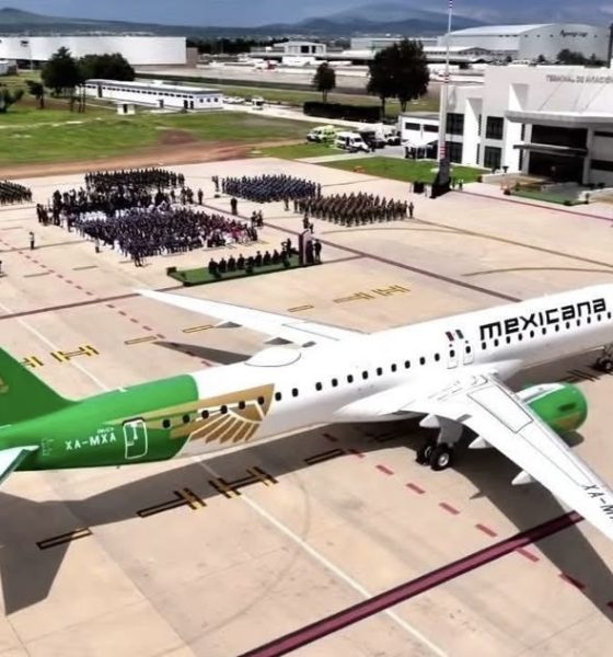 Marca el futuro de la aviaciónMexicana da un paso histórico con la llegada del Embraer E195-E2