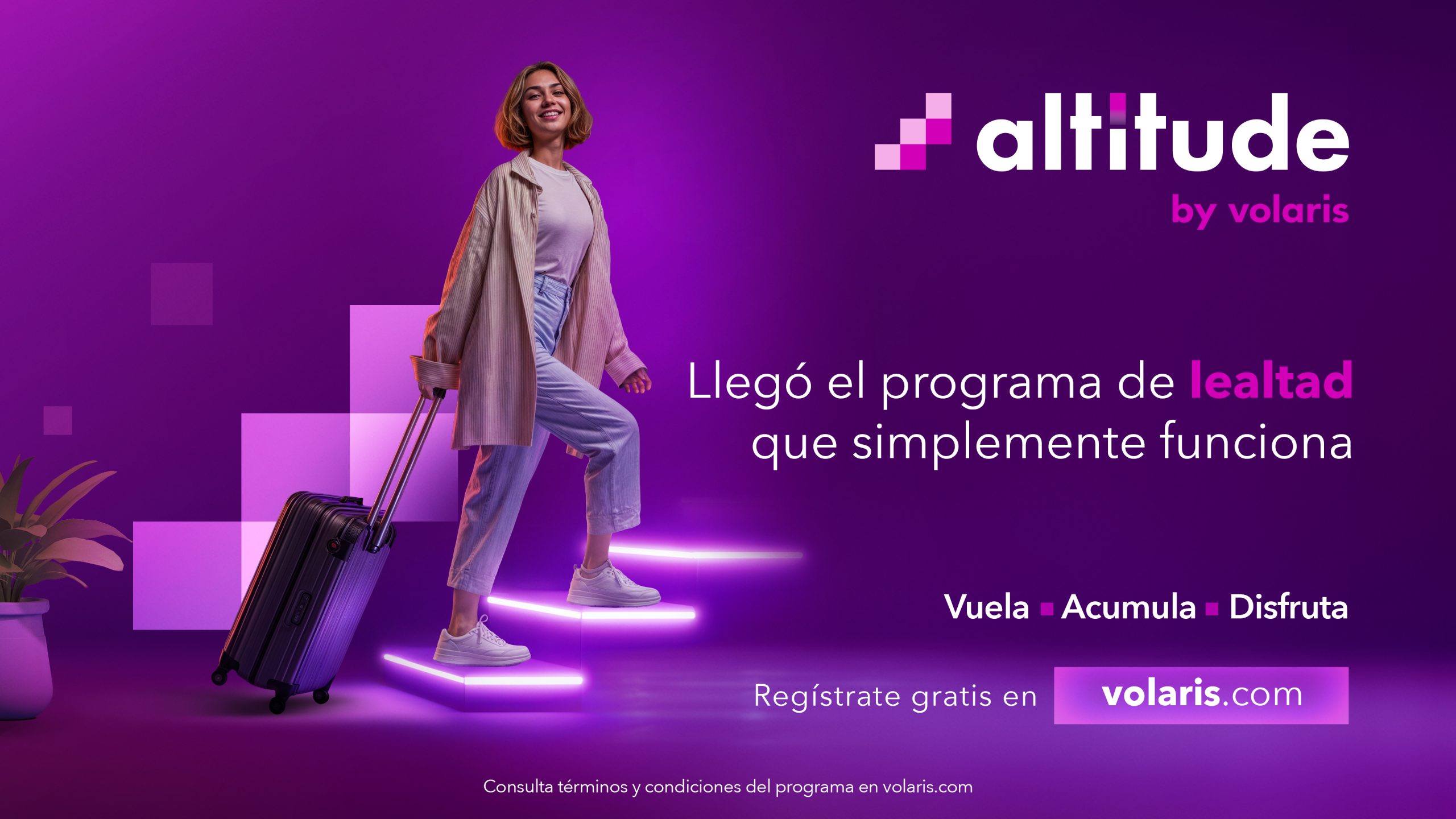 Para volar más y mejorVolaris presenta “altitude”: su nuevo programa de lealtad