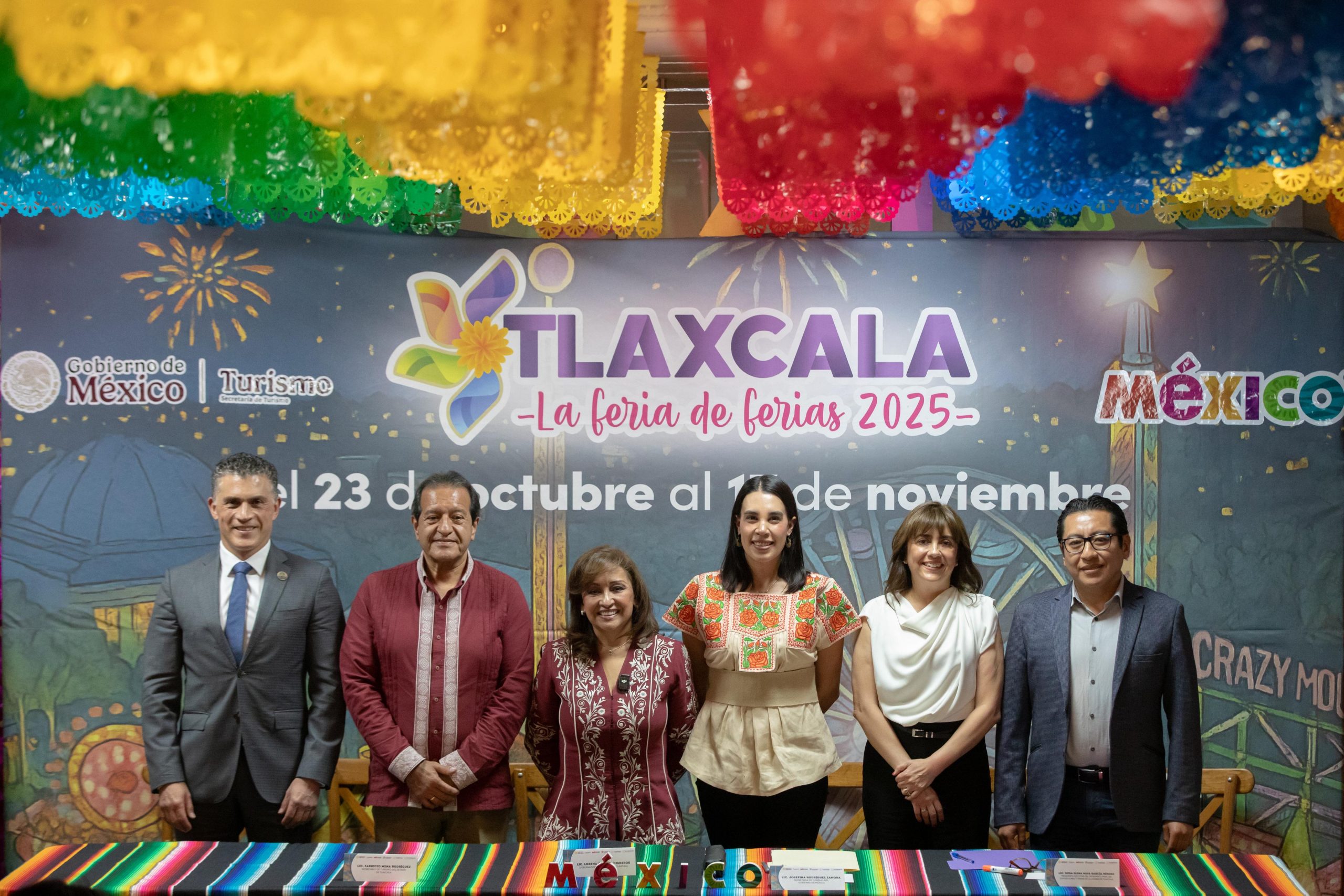 Josefina Rodríguez Zamora y Lorena Cuéllar presentan “Tlaxcala, la Feria de Ferias 2025”, una de las más importantes del país