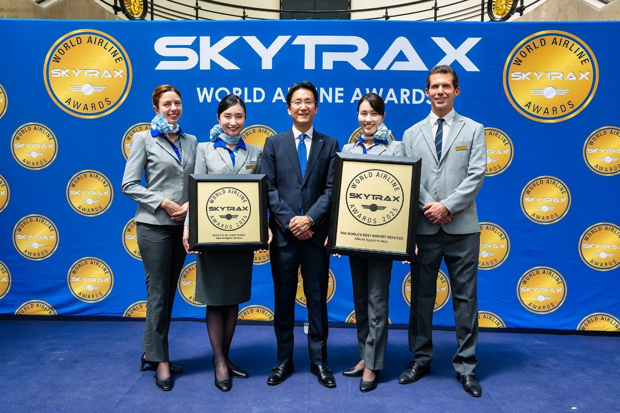 All Nippon Airways es reconocida con dos galardones en los SKYTRAX World Airline Awards 2025